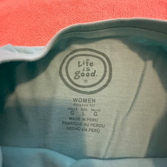 Lot of 4 Life Is Good cotton tees - size Large - Picture 7 of 7